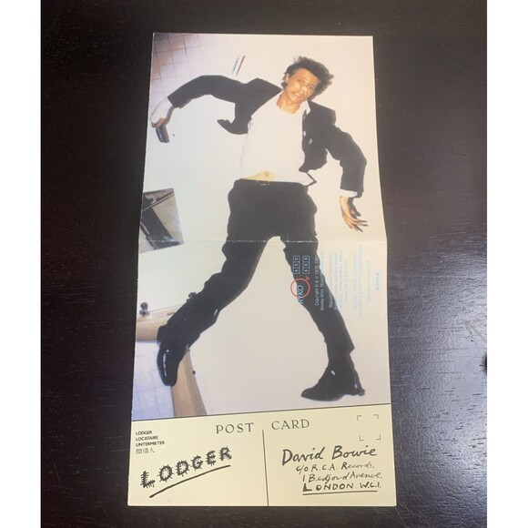 DAVID BOWIE Lodger Post Card Booklet NO CD - Picture 1 of 4